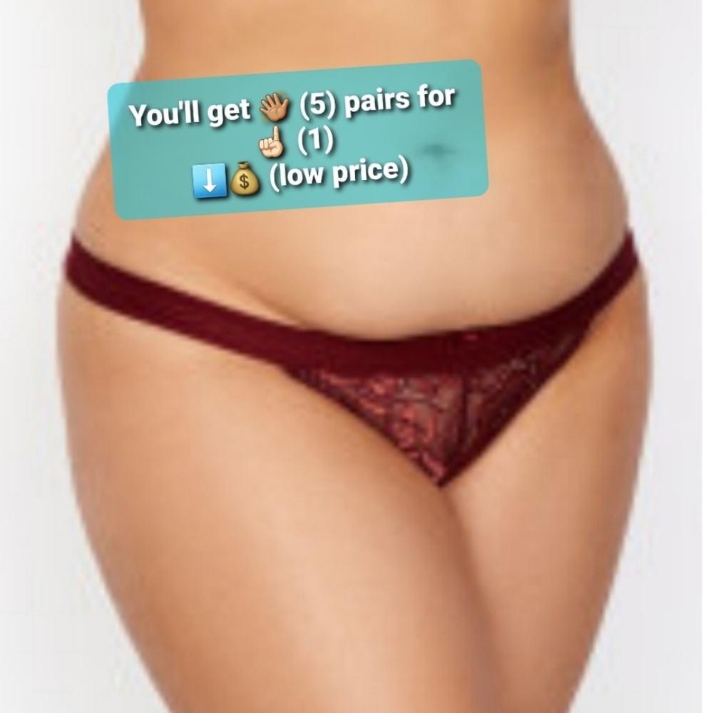 FREDERICK'S OF HOLLYWOOD Kirsten Micro Lace Thong